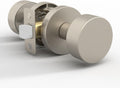 Buena Passage Door Knob Satin Nickel - Reversible Heavy Duty
