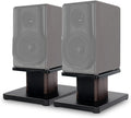 Pair 6 in Wood Speaker Stands for Home Cinema - Stable 6ft Height