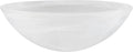 Alabaster Replacement Glass Shade 9-7/8in x 3-3/8in - Soft Warm Glow