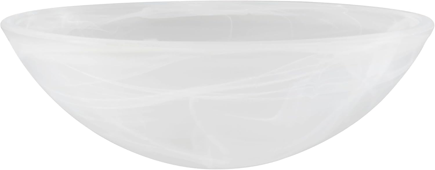 Alabaster Replacement Glass Shade for Medium Base Socket Lamps