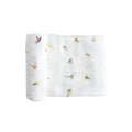 Gone Fishing Deluxe Swaddle - Super Soft Bamboo Muslin 47 x 47