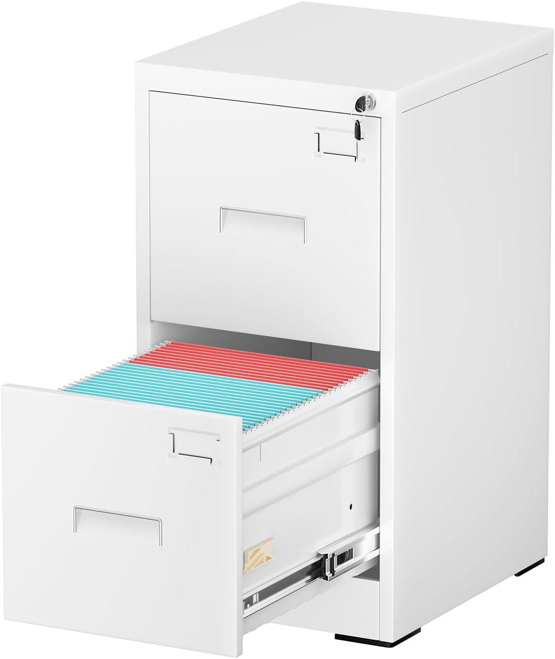 INTERGREAT 2 Drawer File Cabinet for Home Office Storage Needs