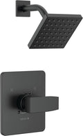 Delta Modern 14 Series Shower Faucet Set in Matte Black Finish
