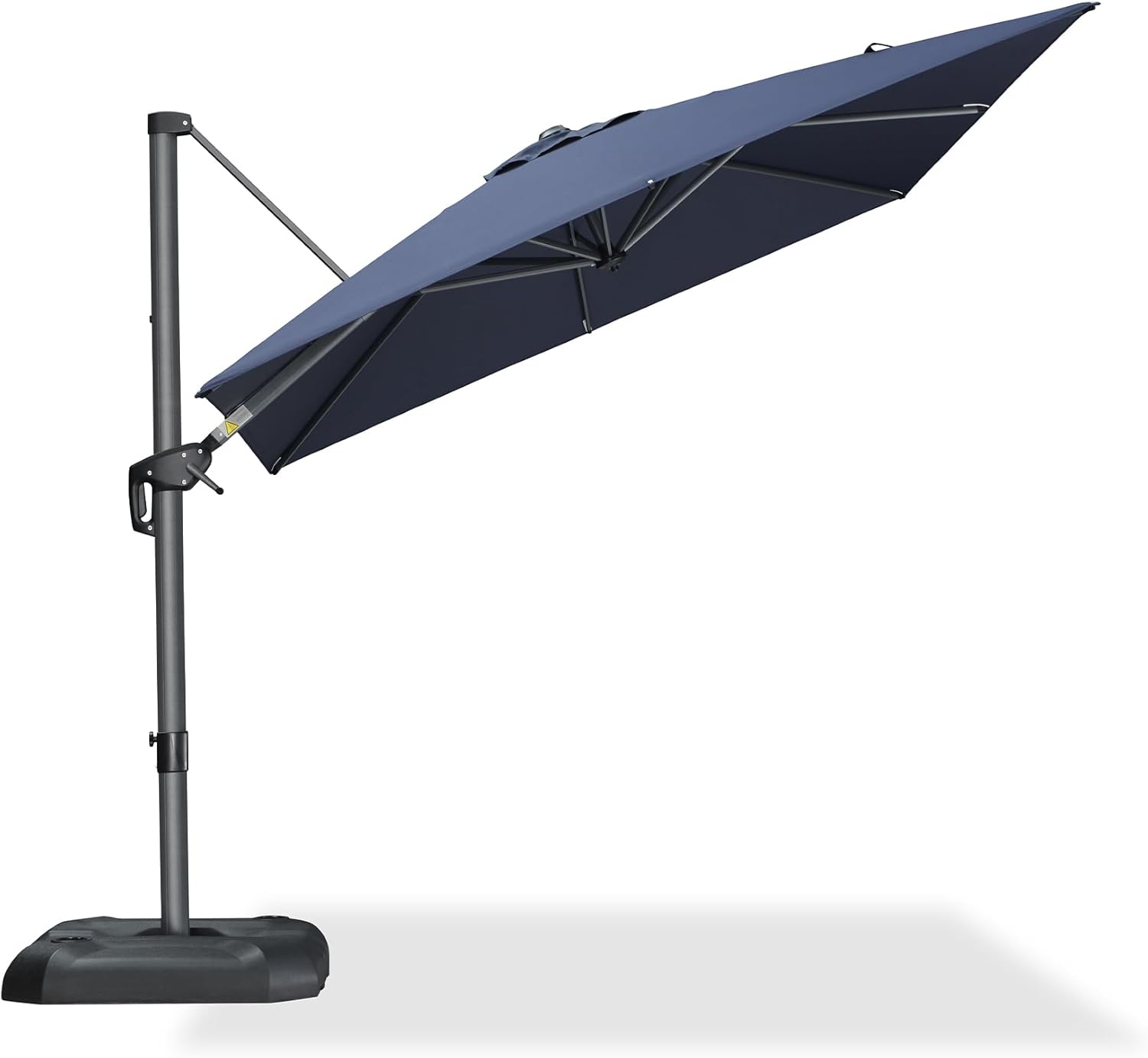 8 Feet Patio Umbrella with 360-Degree Rotation for Outdoor Use