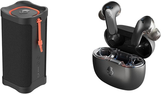 Skullcandy Terrain XL Speaker + Rail ANC Earbuds - 45 Hour Battery