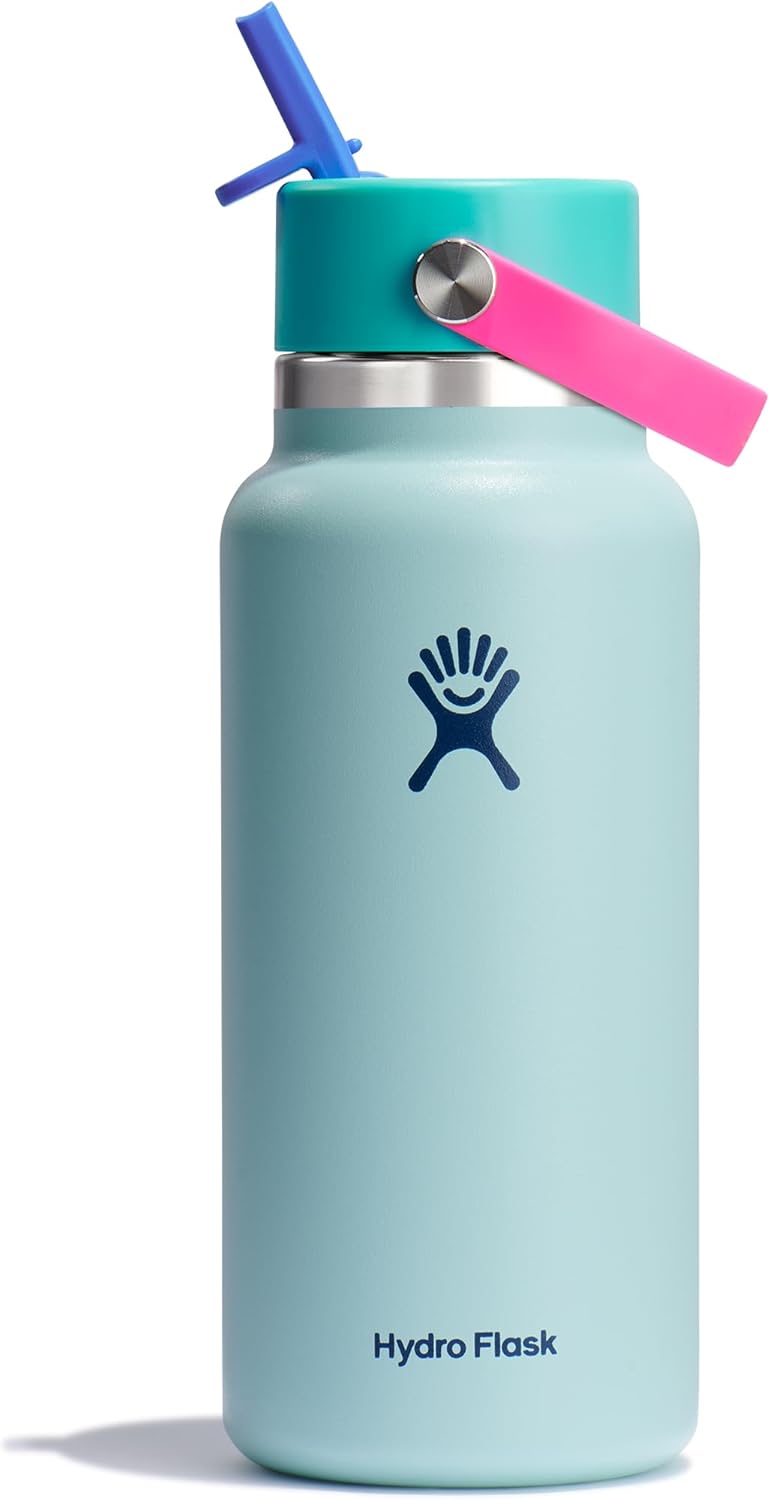 Hydro Flask 32 Oz Water Bottle with Insulated Flex Straw Lid
