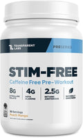 Transparent Labs Stim-Free Pre-Workout - Caffeine Free Performance