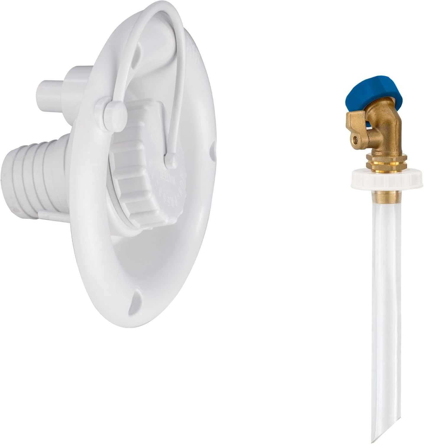 RecPro RV Round Fresh Water Gravity Fill Hatch for Campers