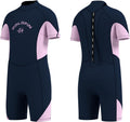 Kids Wetsuit Shorty 3mm Neoprene Back Zip - Warm Swim + Surf