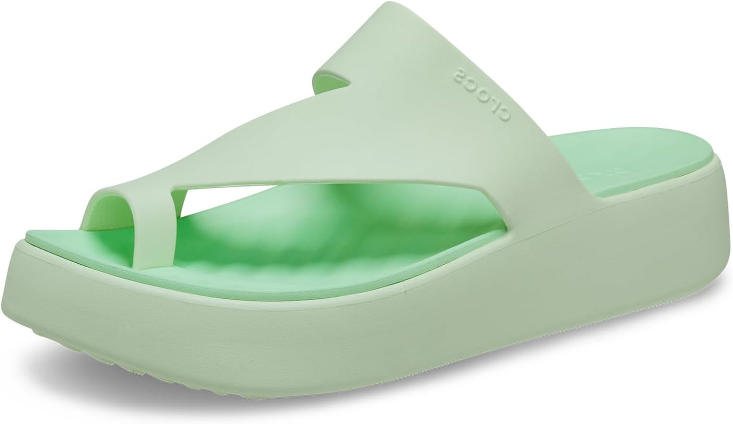Crocs Women's Getaway Toe Loop Platform Sandals for Comfort