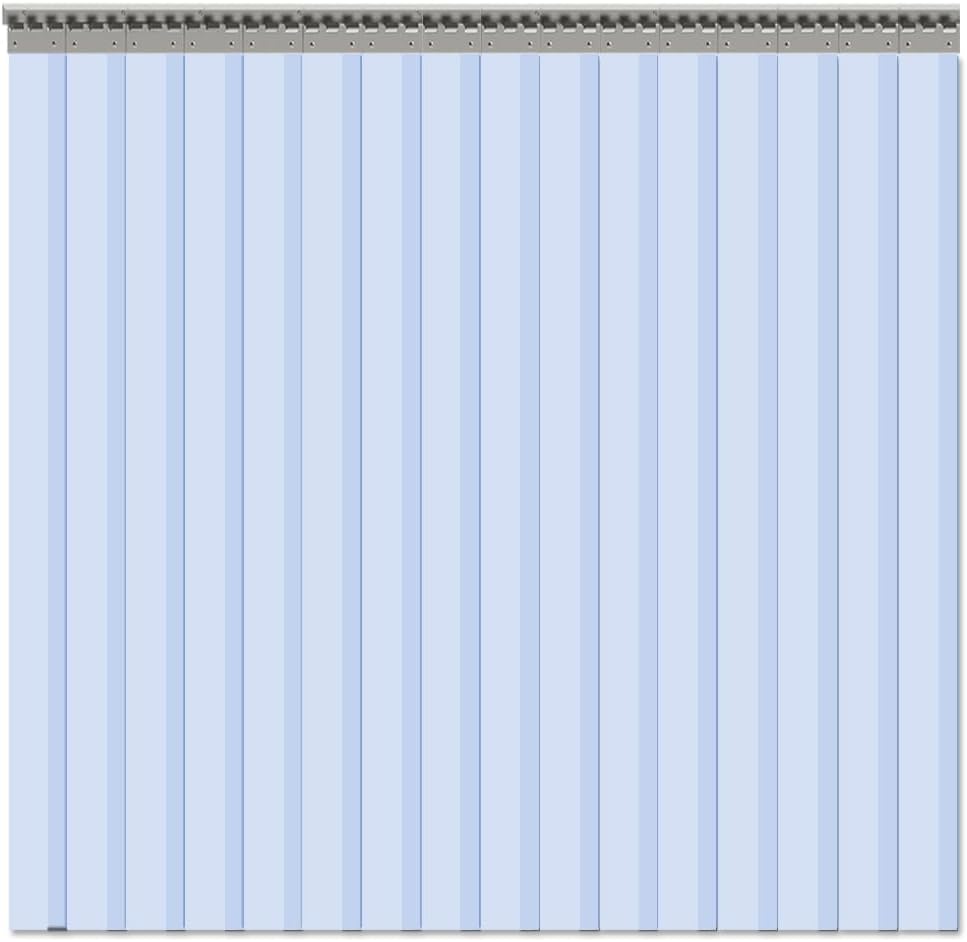 VIZ-PRO 16PCS Strip Door Curtain for 8ft X 7ft Doors, 84in X 96