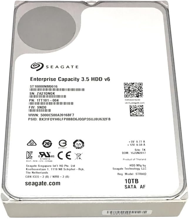 Seagate 10TB Enterprise Hard Drive | Fast 7200 RPM | 256MB Cache