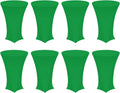 8-Pc Highboy Spandex Covers, Green | Fitted Stretch Tablecloths