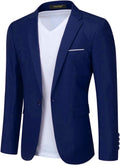 Cloudstyle Men's One Button Slim Fit Sport Coat - Versatile Blazer