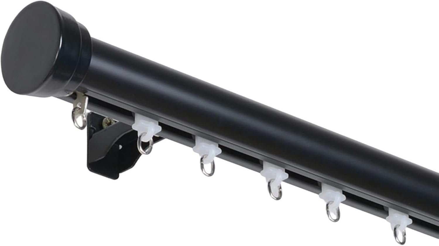 Premium Aluminium Wall Mount Curtain Track Set - Heavy Duty Rod for Stylish Living Room or Bedroom!