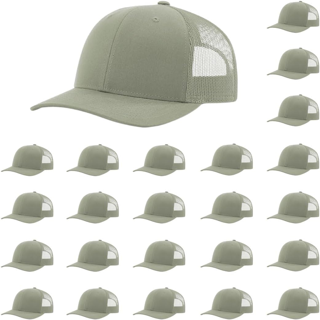 Richardson 112 Classic Six-Panel Adjustable Snapback Trucker Cap