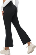 Baleaf Women's Tummy Control Flare Leggings for Petite Sizes
