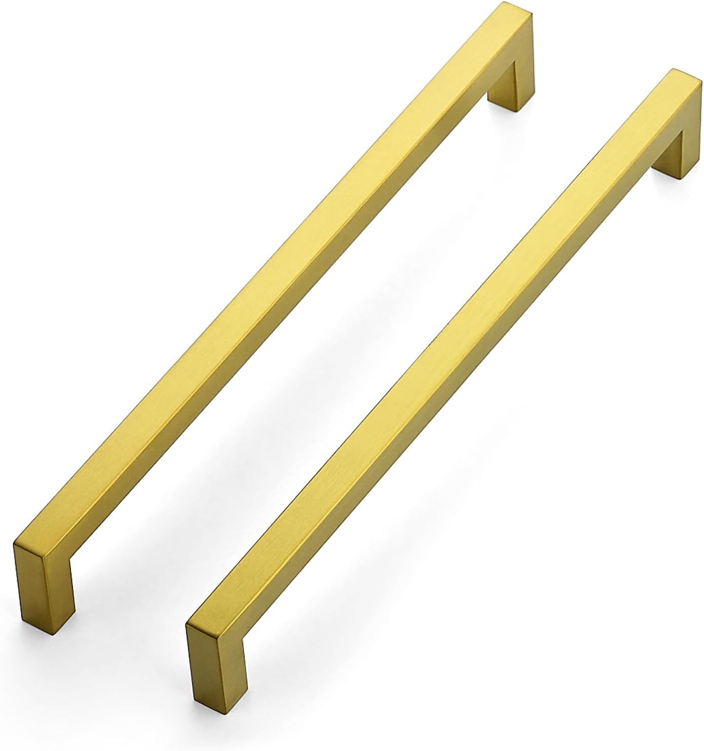 10 Inch Gold Cabinet Pulls for Modern Kitchen and Closet Use