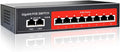 8 Port Gigabit PoE Switch with 120W Power and Uplink Ports