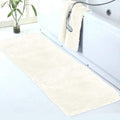 Walensee Large Bathroom Rug 24 x 60 in Ivory - Extra Soft Shaggy Mat