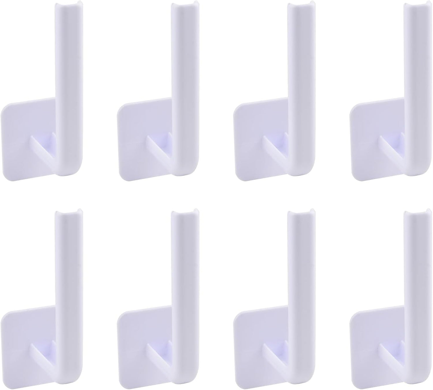 Self-Adhesive L Hooks for Elegant Curtains