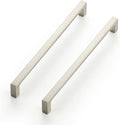 Solid 7-1/2 in Kitchen Cabinet Handles 20 Pack - Brushed Nickel