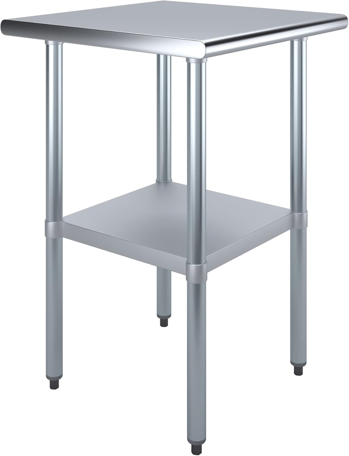 Heavy-Duty Stainless Steel Work Table for Kitchen & Garage Use