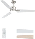 52 in Ceiling Fans with Light and Remote - Quiet Dimmable 3CCT