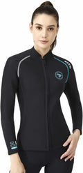 Wetsuit Top Men & Women 1.5mm Neoprene Jacket - Front Zip Warm Top