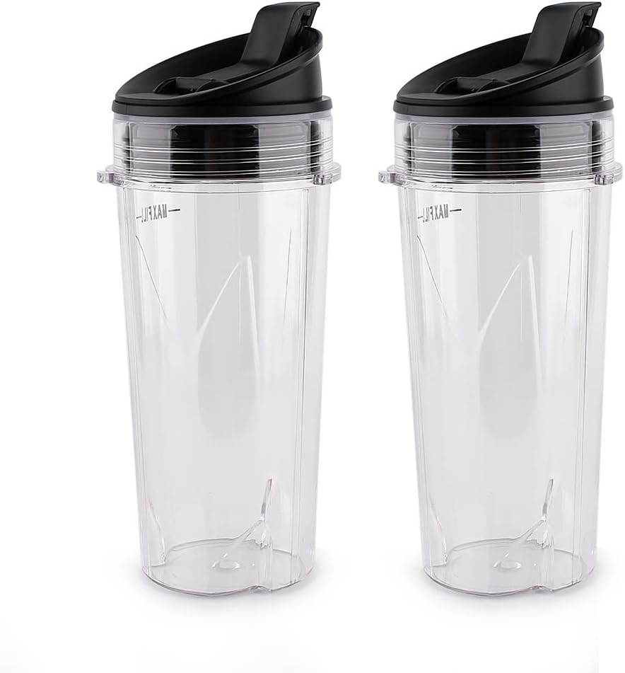 Anbige Ninja Blender Cups 2-Pack - 16oz Single Serve