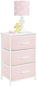 mDesign Storage Dresser 3-Drawer Tower - Slim Kids Organizer