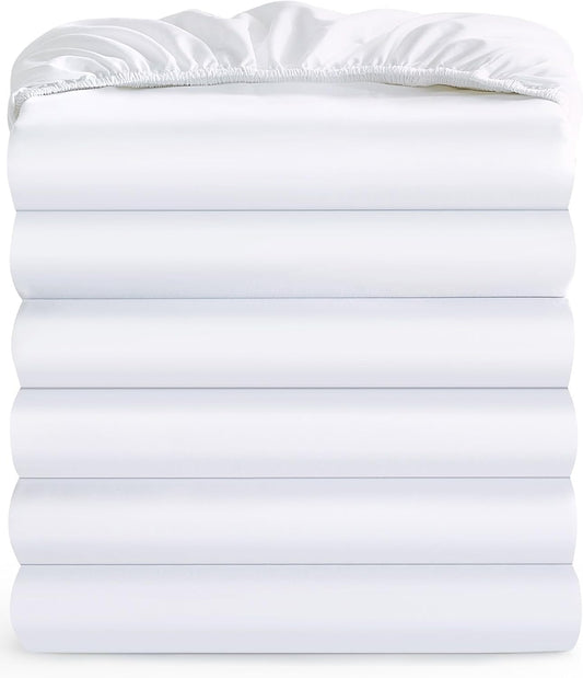 Maple&Stone King Fitted Sheet Set of 6 - Soft Microfiber Sheets