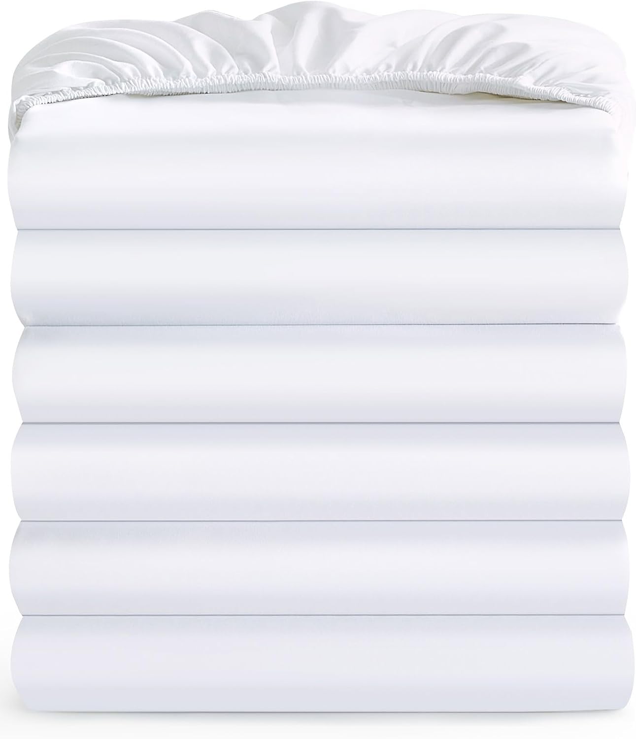 Maple&Stone Twin XL Fitted Sheet Set - 6 Pack of Soft Sheets