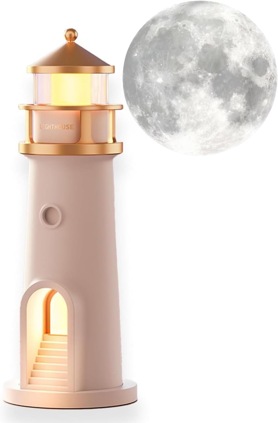 Quanmin Moon Projection Lamp - Remote Control & Bluetooth