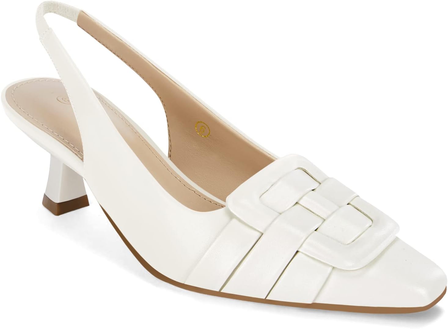 Womens Sling Back Kitten Heels for Comfortable All-Day Wear