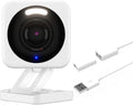 WyzeCam v4 2.5K QHD Outdoor Camera with 20ft Extension Cable