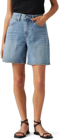 Levi's Womens 94 Baggy Shorts - Vintage Mid Rise Fit Denim