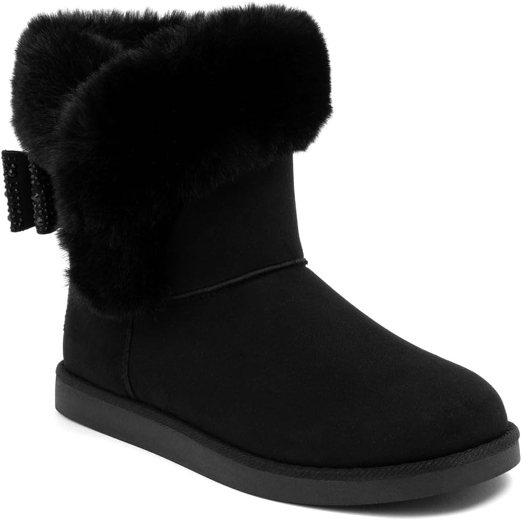 Juicy Couture Women's Slip On Winter Snow Boots for Comfort
