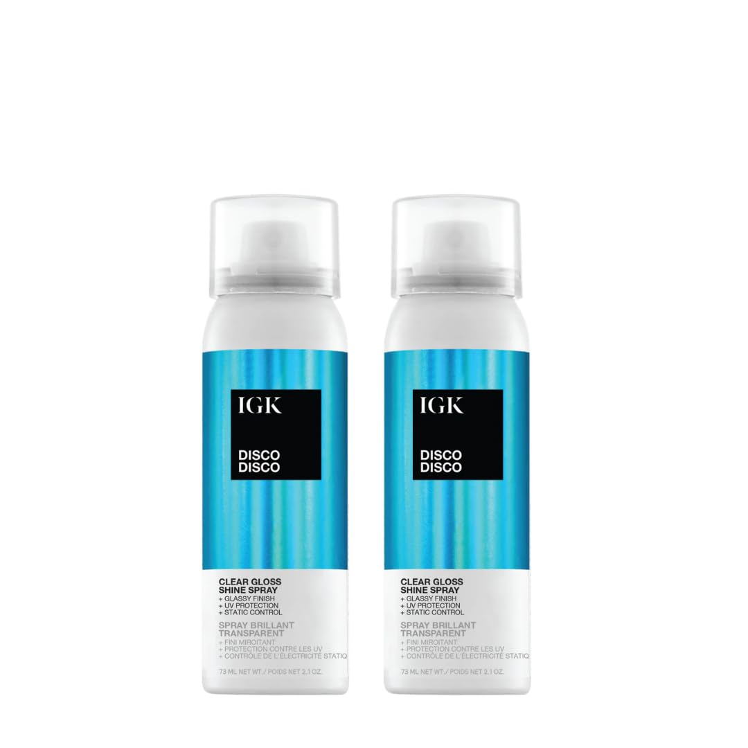 IGK Disco Disco Clear Gloss Shine Spray for High-Shine Hair
