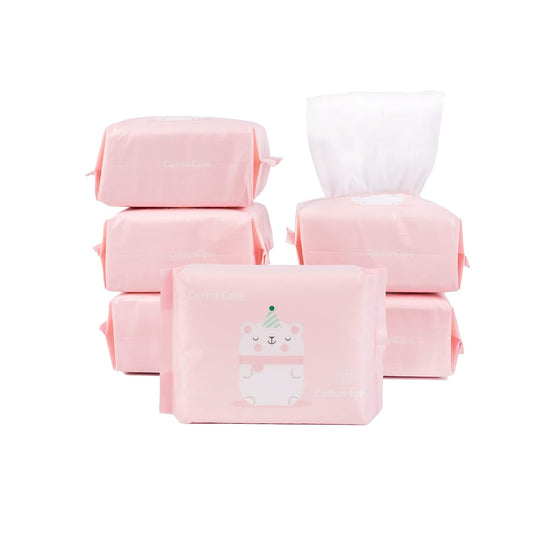 CottonCare Baby Dry Wipes - Gentle Care for Sensitive Skin