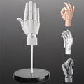 Flexible Artists Hand Model for Drawing - Adjustable Posable Reference