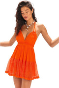 ForeMode Summer Deep V Neck Bohemian Mini Short Dress Review