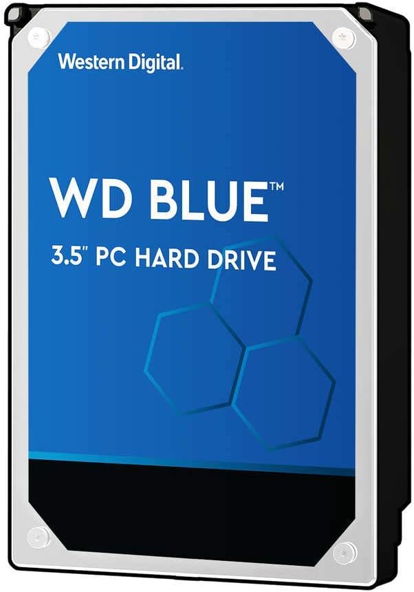 Renewed WD Blue 6TB HDD: Fast SATA 6Gb/s Speed