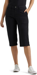 Lee Womens Ultra Lux Comfort Skimmer Capri Pant - Relaxed Fit