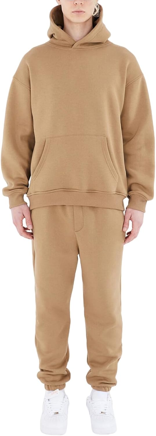 HHGKED Men's Sweatsuits 2 Piece Outfits for Casual Style