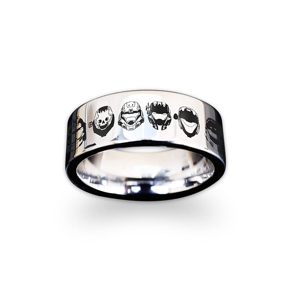 Halo Reach Ring - Handmade Noble Team Engagement Jewelry