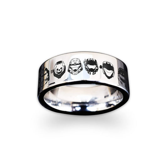 Halo Reach Ring - Handmade Noble Team Engagement Jewelry