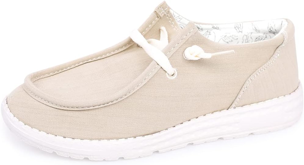 BENEKER Women's Loafers Slip On Casual Boat Shoes for Comfort