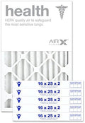 AIRX WICKED CLEAN AIR 16x25x2 MERV 13 Air Filter - Health 6-Pack