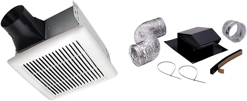 Broan-NuTone AE110 Ventilation Fan with Roof Vent Kit for Bathrooms